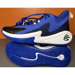 Under Armour Curry 3Z7 SDE Royal Blue/White/Yellow 6000750-400 Mens Size 9.5